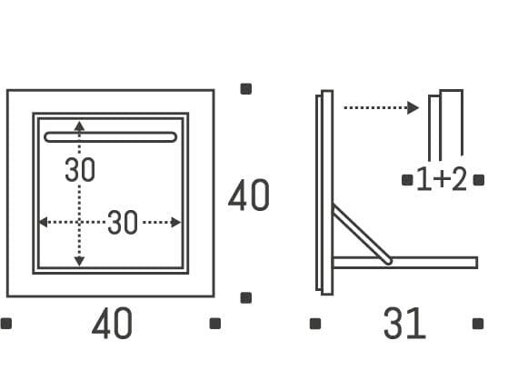 Вешалка для одежды из фанеры AMBIVALENZ Fläpps Hangrail 40×40-1 ARCH-00044290 - Вид №7