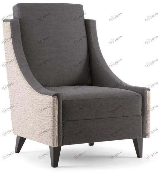 Tirolo Кресло из ткани с подлокотниками с высокой спинкой Victoria 019 p