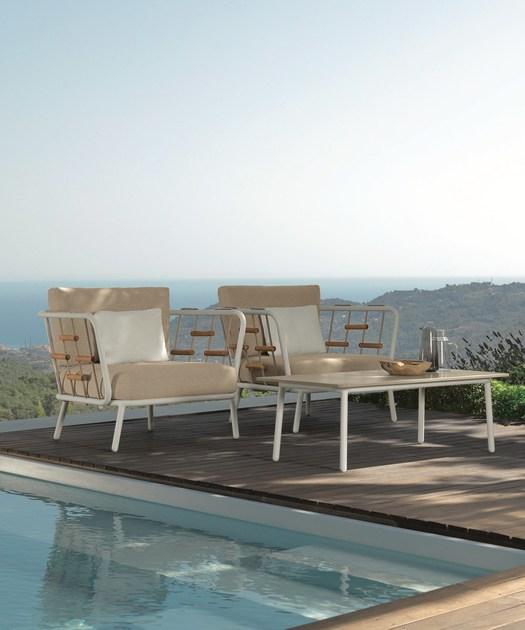 Talenti Прямоугольный столик для сада из бетона Soho Sotc - Вид №3