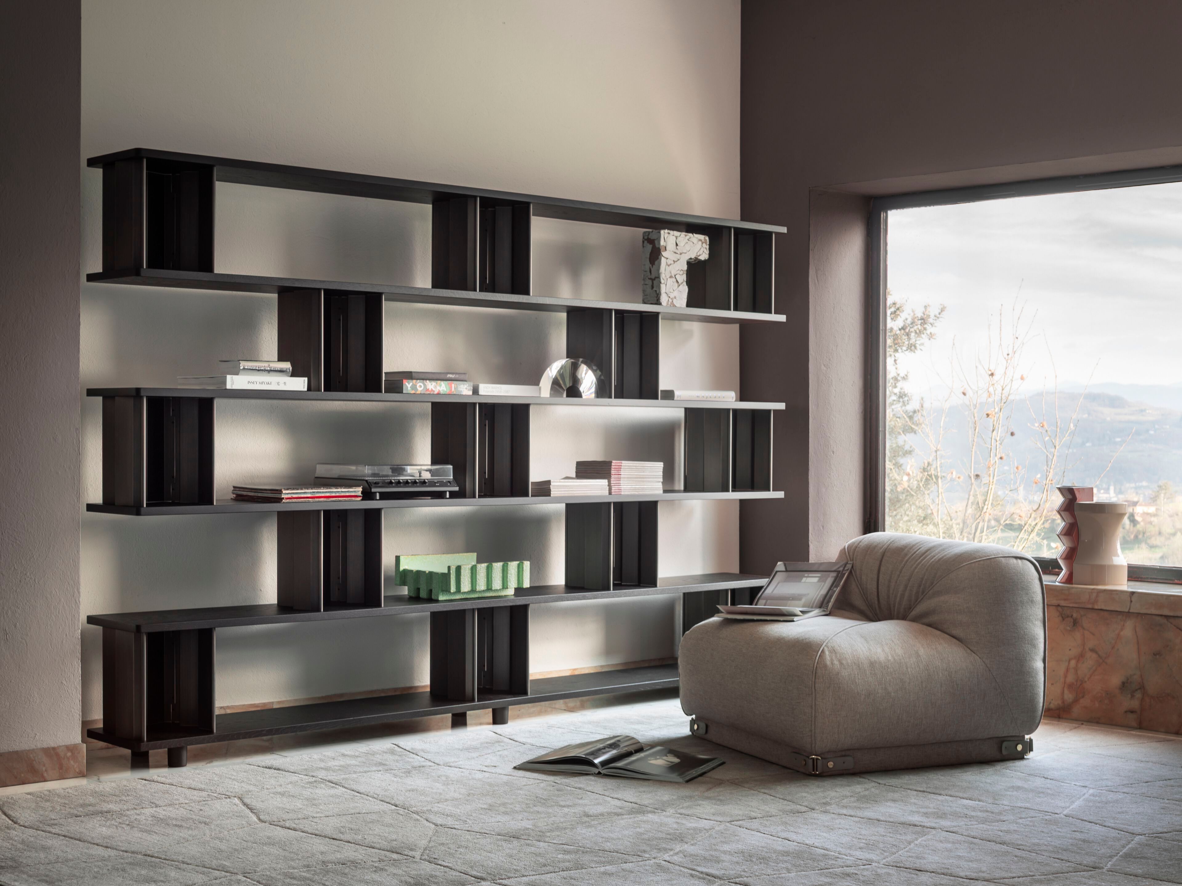 Деревянный секционный книжный шкаф GHIDINI1961 PLOMIS ARCH-00046656 - Вид №4