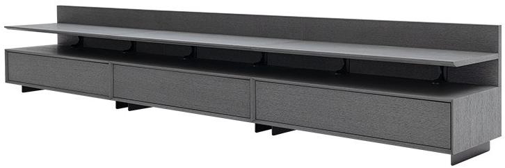 HC28 Cosmo Низкомодульная тумба под ТВ из фанерованной древесины Rhythm 52c009 - Вид №1