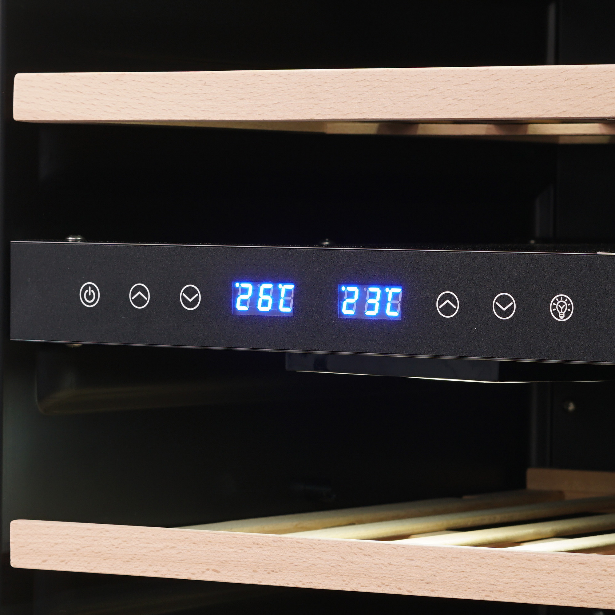 9943160 Винный шкаф Cellar Private CP027-2TB черный STDN-0102167 - Вид №4