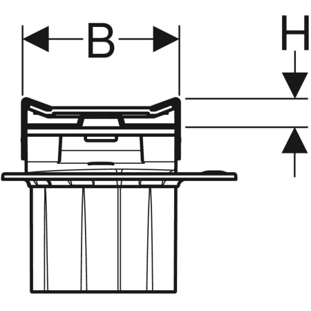 154.453.00.1 Дренажный канал Geberit CleanLine20 Geberit  - Вид №4