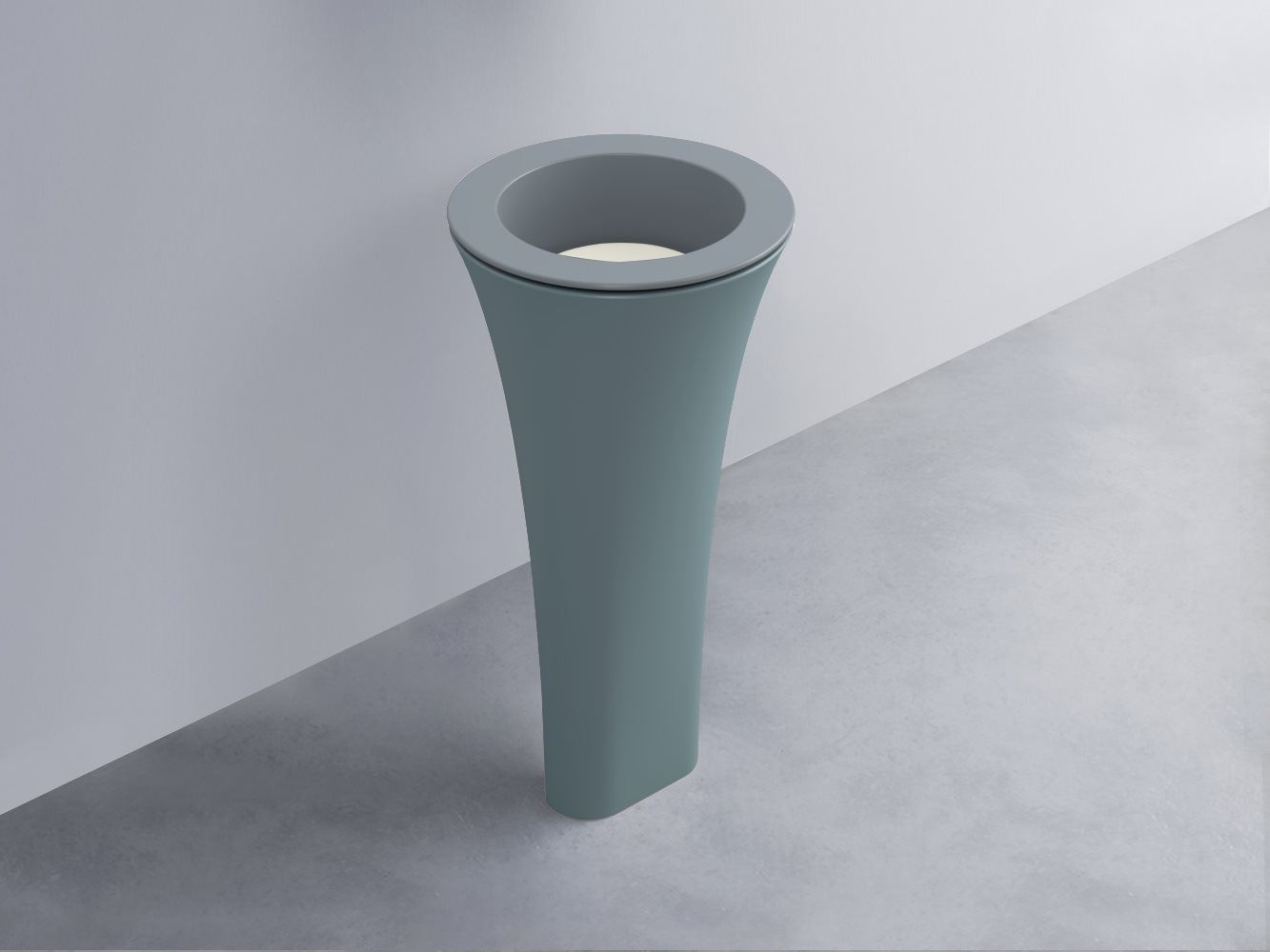 AMLA45-BR+AMPILT-TL+AMCOLT-PL Раковина Amedeo Tondo отдельностоящая cielo Enjoy + Amedeo Ceramica Cielo