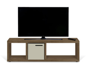 Секционный низкий ТВ-шкаф