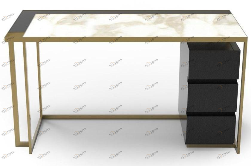 MARIONI Прямоугольный стол с ящиками Gary 02865