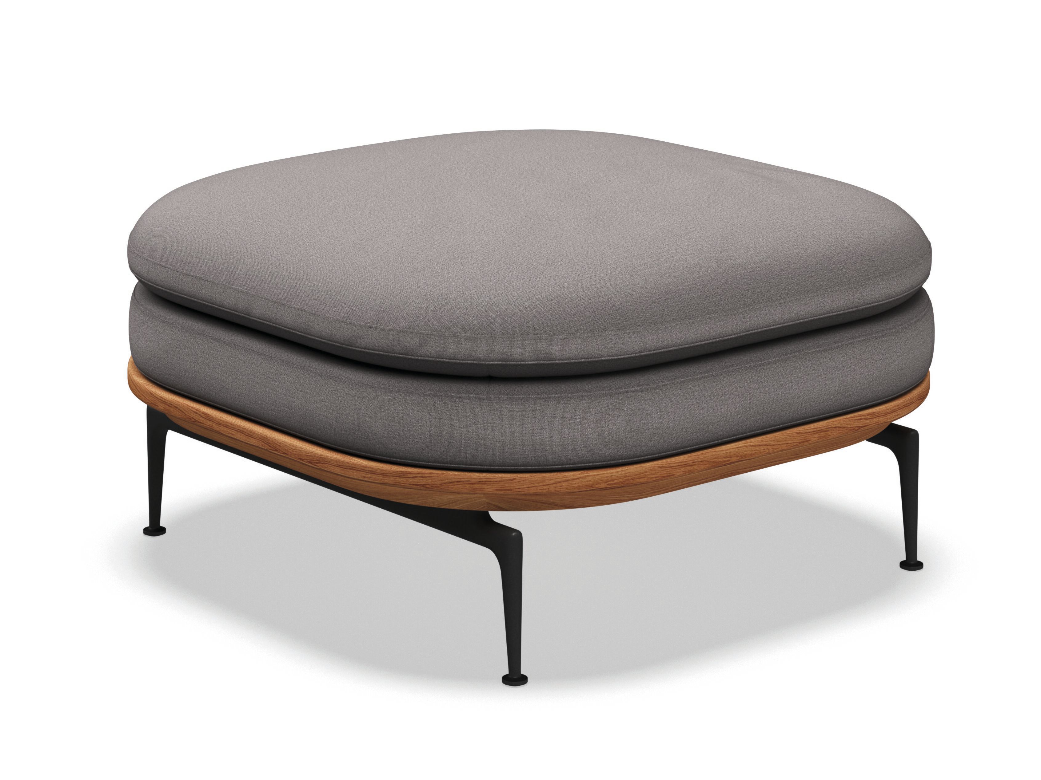 Тканевая квадратная Садовая подставка для ног Gloster ARCH-00141246