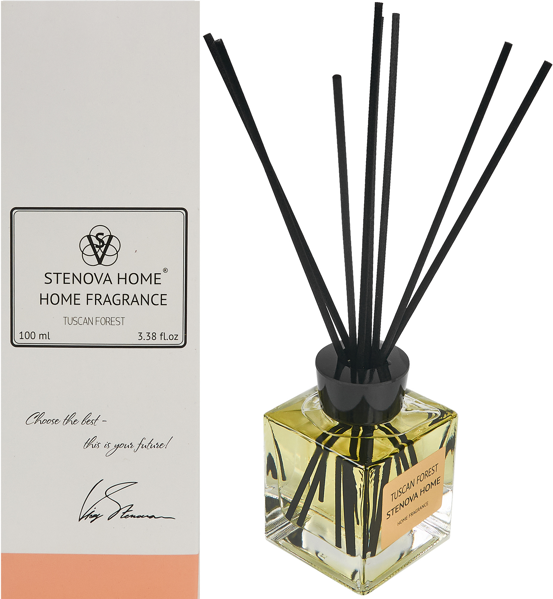 STENOVA HOME Аромадиффузор Tuscan Fores с цитрусовым ароматом, 100 мл 82911872