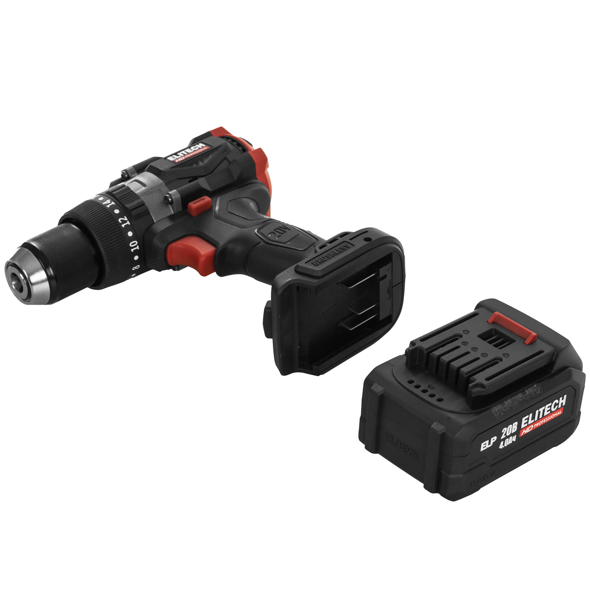 Дрель-шуруповерт Elitech CD 20BL2 9130086 STDN-0013577 - Вид №5