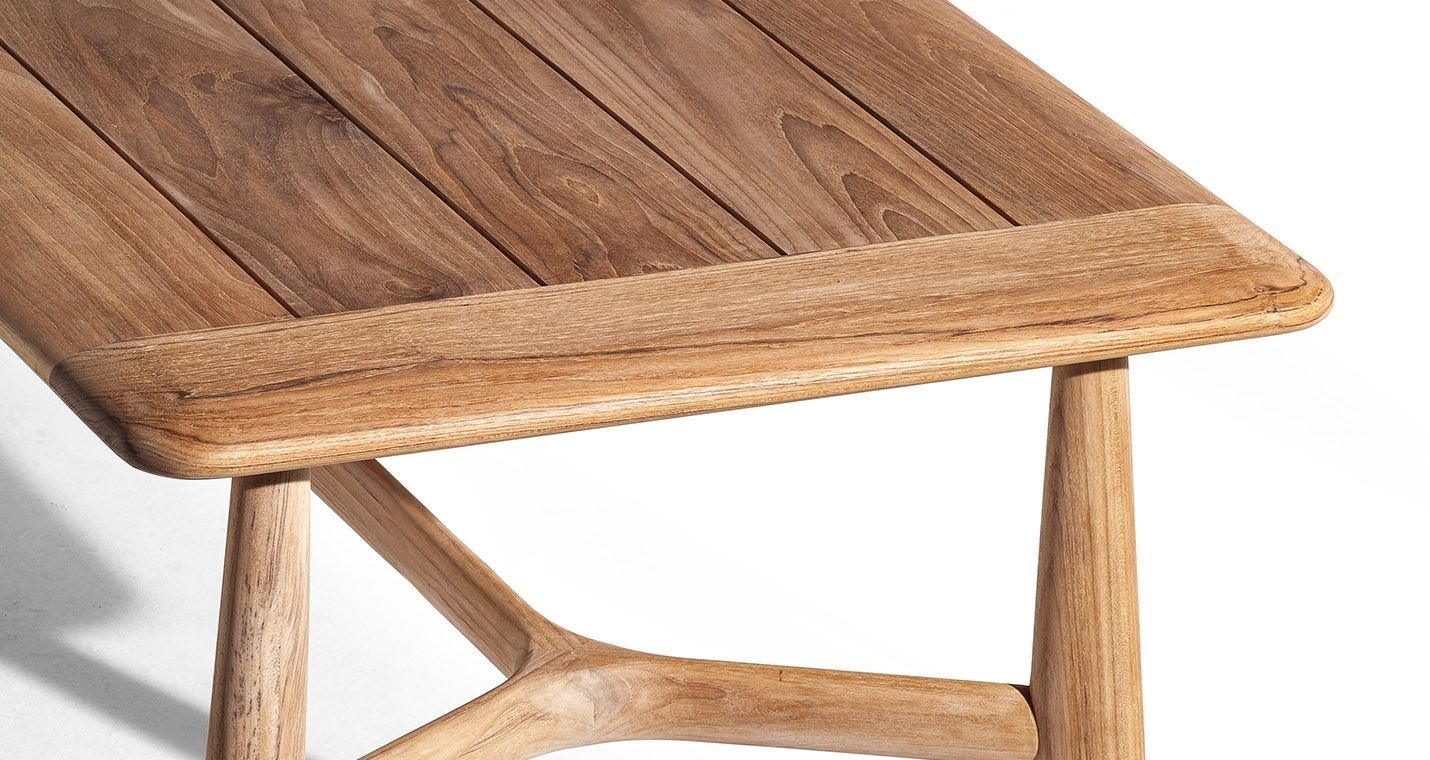 Прямоугольный садовый стол из тикового дерева Poltrona Frau Boundless Living Outdoor Collections ARCH-00090195 - Вид №11