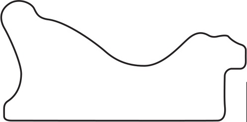 BY 4536 Зеркало с гравировкой в багетной раме - черное дерево с золотом 71 mm EVOFORM Exclusive-G - Вид №4