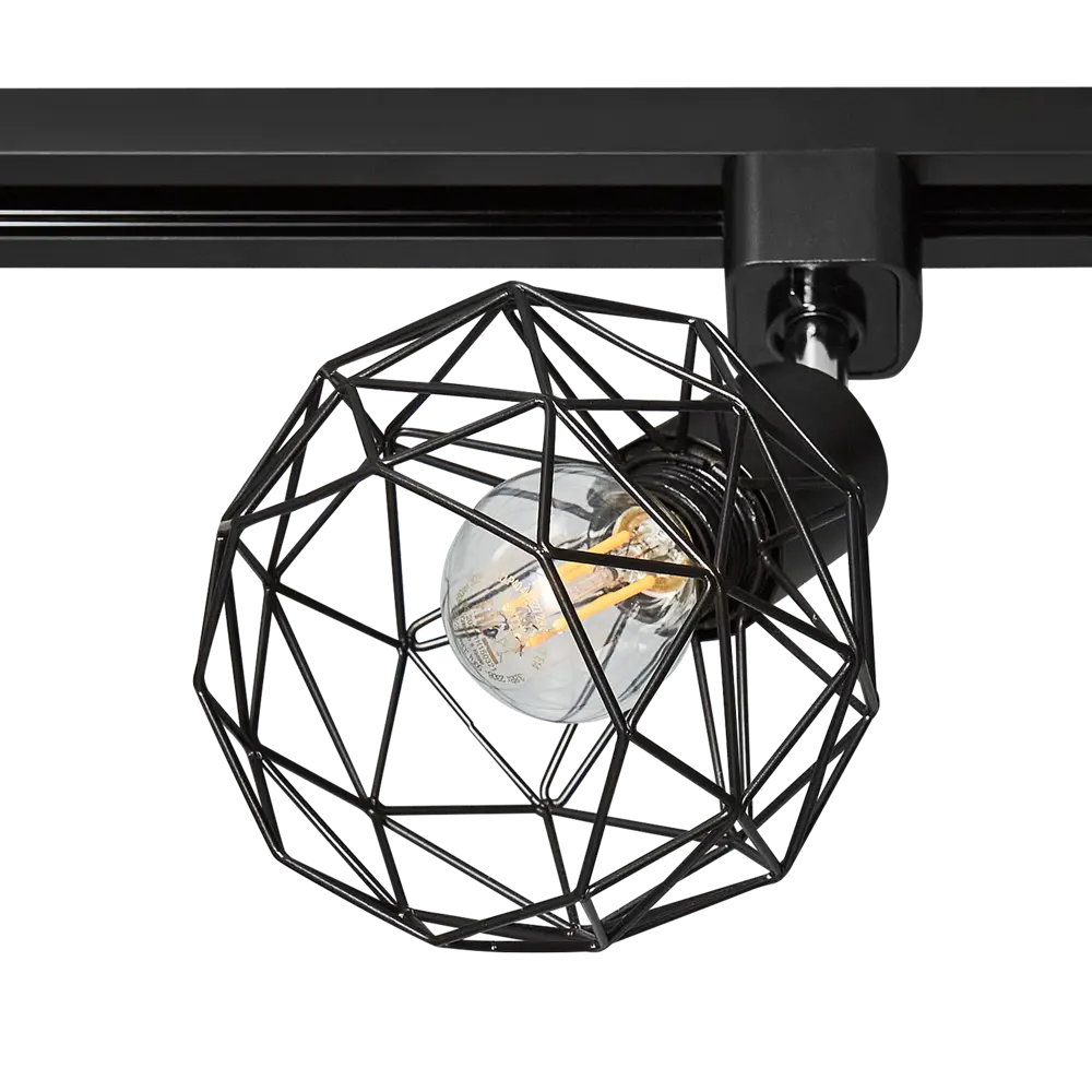 Трековый светильник Spiro со сменной лампой E14 40 Вт 2 м² цвет черный Arte Lamp STLM-2101631 - Вид №2