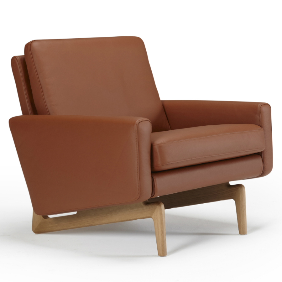 Кресло Egsmark, лакированный дуб, коричневое Kragelund 20001202801 - Вид №2