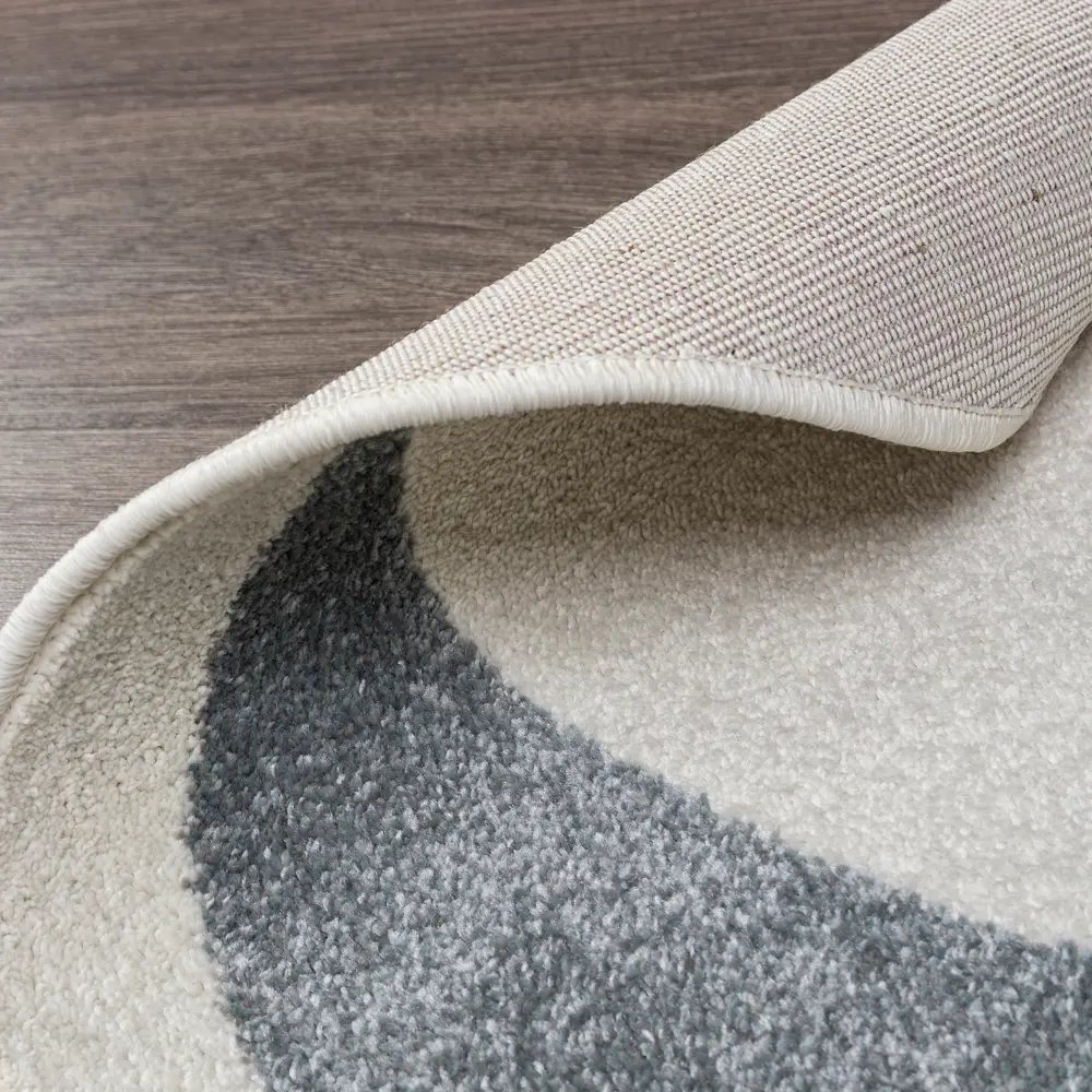 Santreyd Ковер Призма круглый синий с текстурным ворсом 89376441 STLM-1451538 - Вид №3