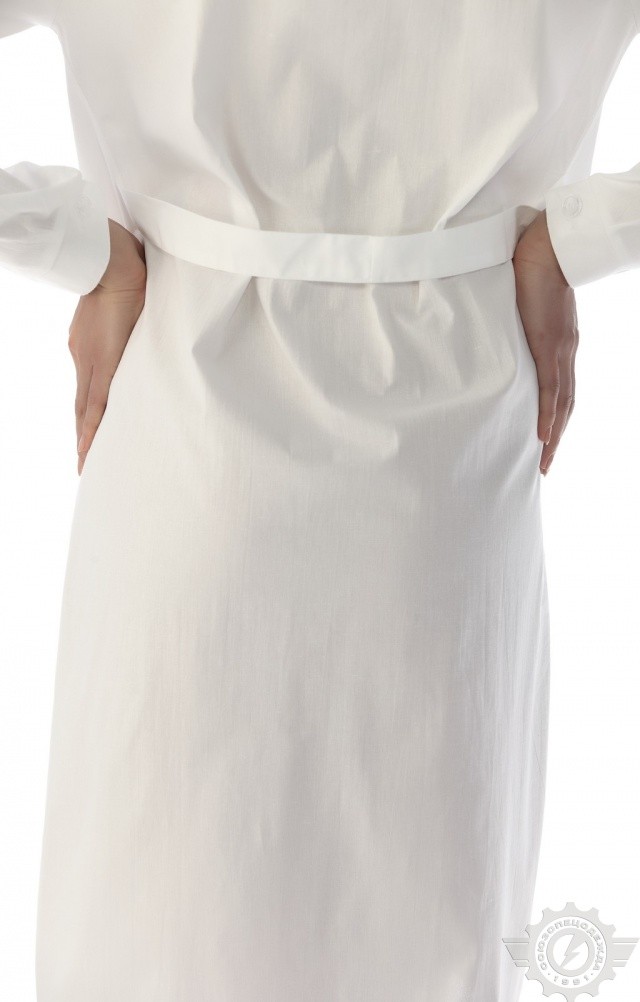 61695 Халат женский белый  Медицинская одежда  размер 56-58/158-164 Спецодежда  - Вид №5