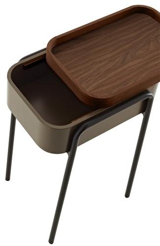 Ligne Roset Журнальный столик / прикроватная тумбочка из дерева sun-id-1360704 - Вид №4