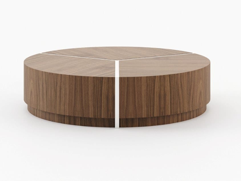 Деревянный низкий круглый журнальный столик Laskasas Not Another Edition ARCH-00133547 - Вид №12