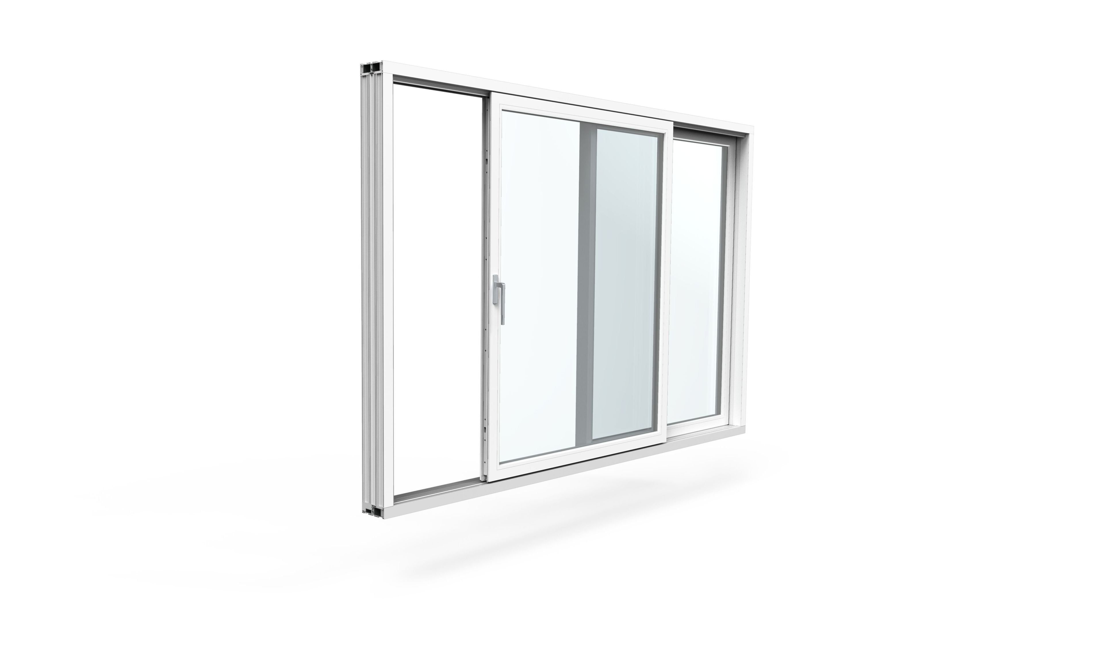 Копланарное раздвижное окно из ПВХ с тройным остеклением Veka VEKAMOTION 82 ARCH-00024433 - Вид №3