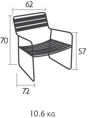 Fermob Садовое кресло с подлокотниками Surprising 1217 - Вид №12