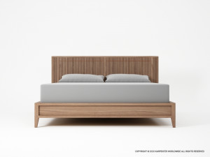 590_1243 Двуспальная кровать без ящика Karpenter Koppar