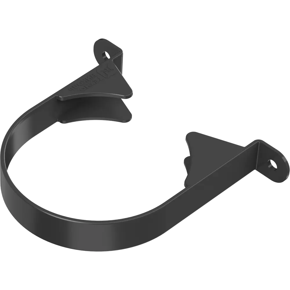 Хомут для водосточной трубы Технониколь Оптима 120x80 мм черный STLM-2059825