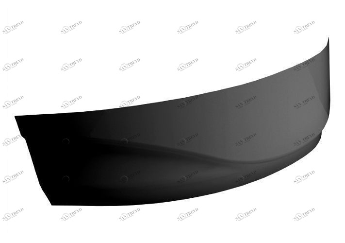 Фронтальная панель для ванны Aquanet Mayorca 150 L черная 00165142