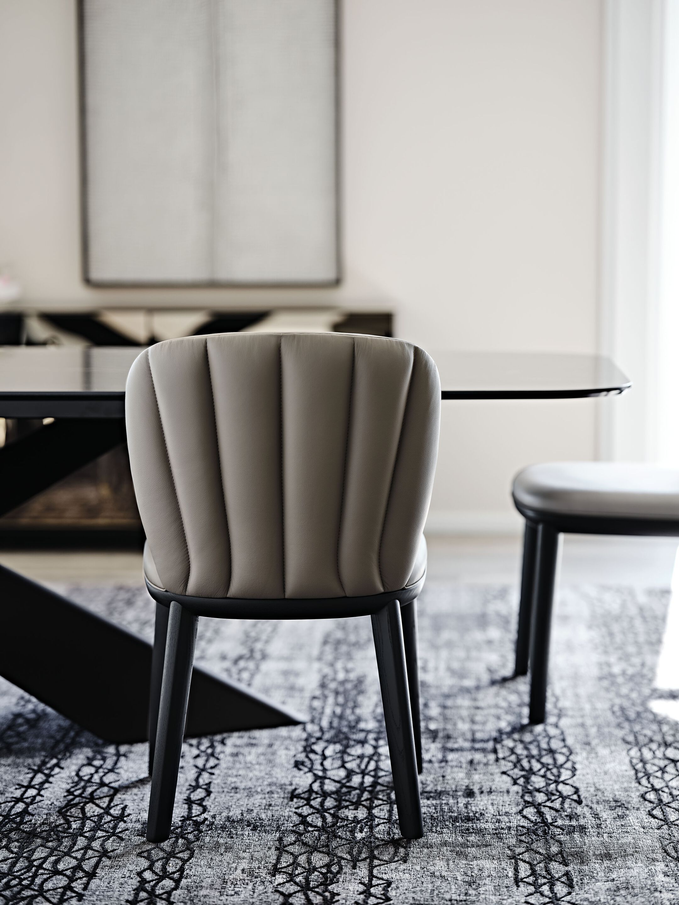 Кожаный мягкий стул Cattelan italia CHRISHELL ARCH-00068359 - Вид №1