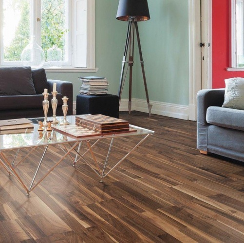 Штучный паркет Magestik floor Лак Орех американский Натур (Гладкая) 350х70 мм MGK Magestic floor 2600500079 - Вид №5