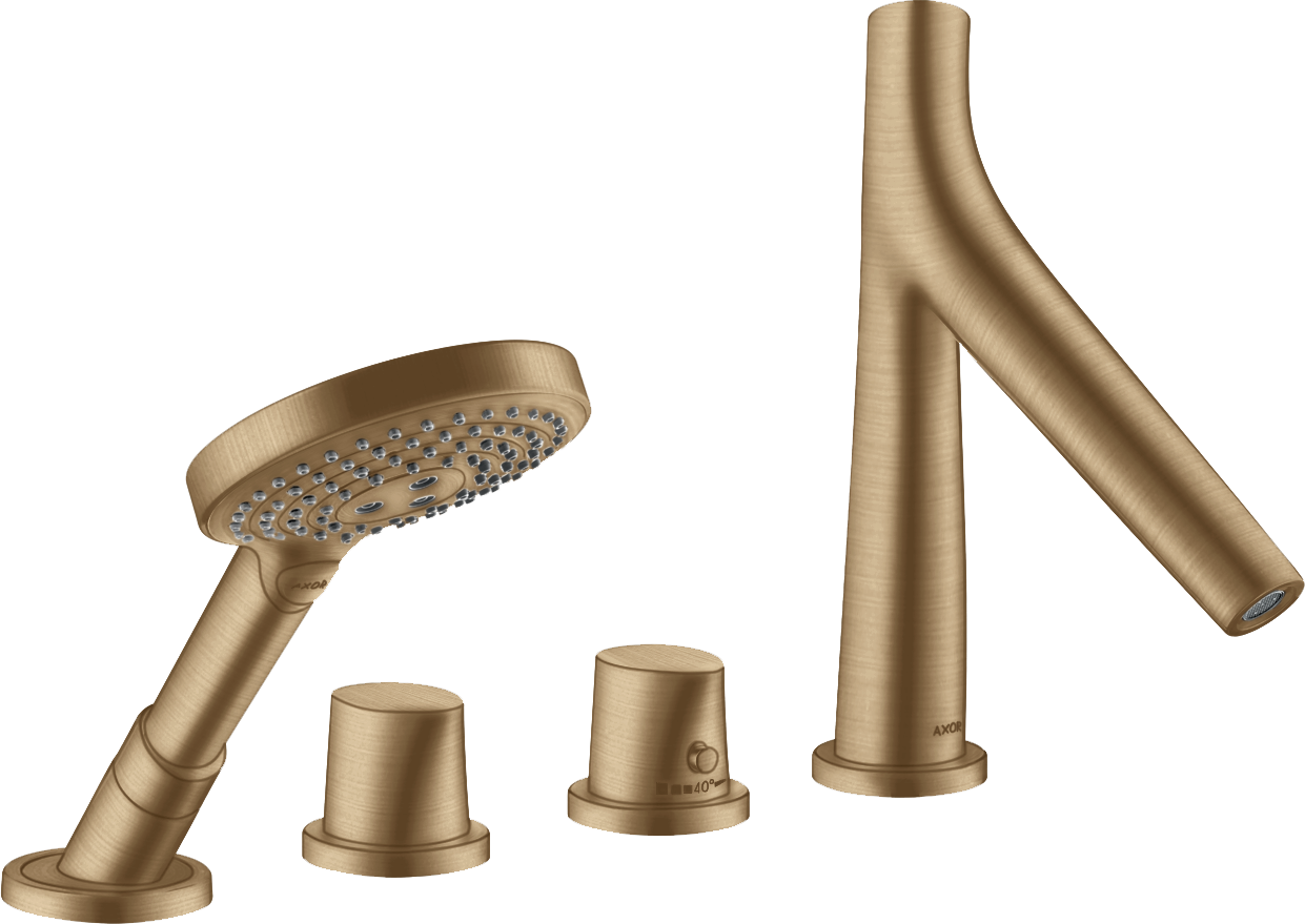 12426140 Смеситель для ванны термостатический AXOR STARCK ORGANIC на 4 отверстия