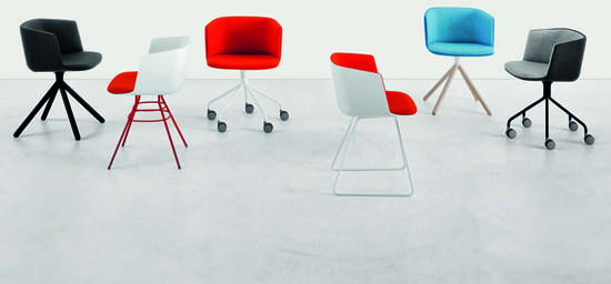 Lapalma Вращающееся кресло с тканевой обивкой Cut S147-148 - Вид №5