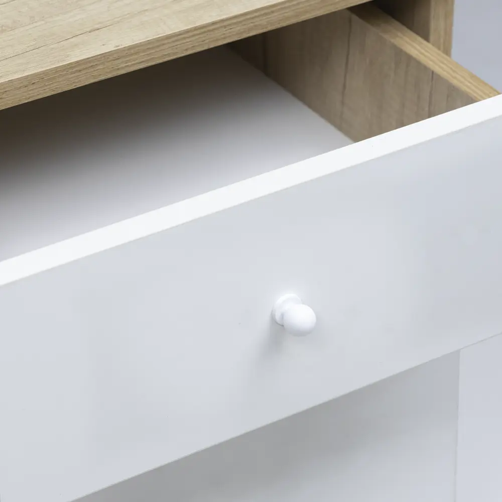 Мебельная ручка-кнопка белый AKS STLM-2140548 - Вид №6