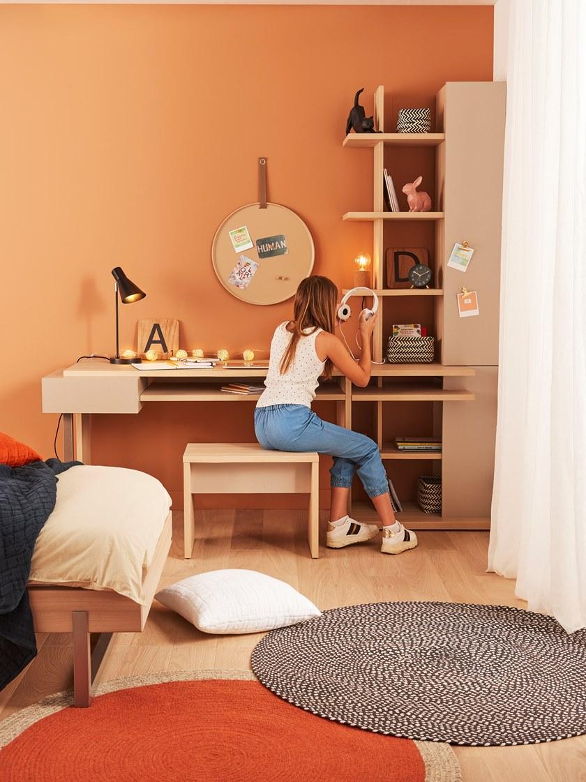 GAUTIER Односпальная кровать из меламина  1a15100  - Вид №2