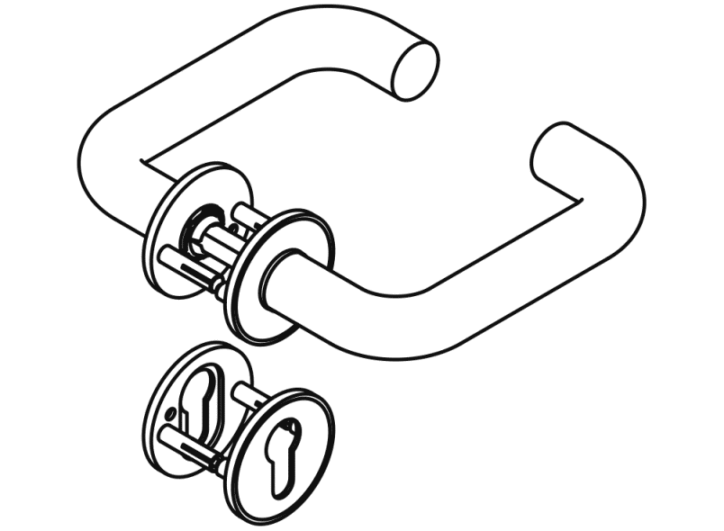 111PBIX01230 комнатный набор HEWI Edition matt  - Вид №5
