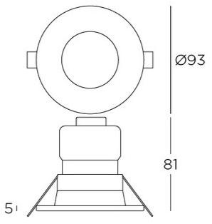 LEDS C4 Встраиваемый алюминиевый светодиодный уличный светильник Play sun-id-1432629 - Вид №1