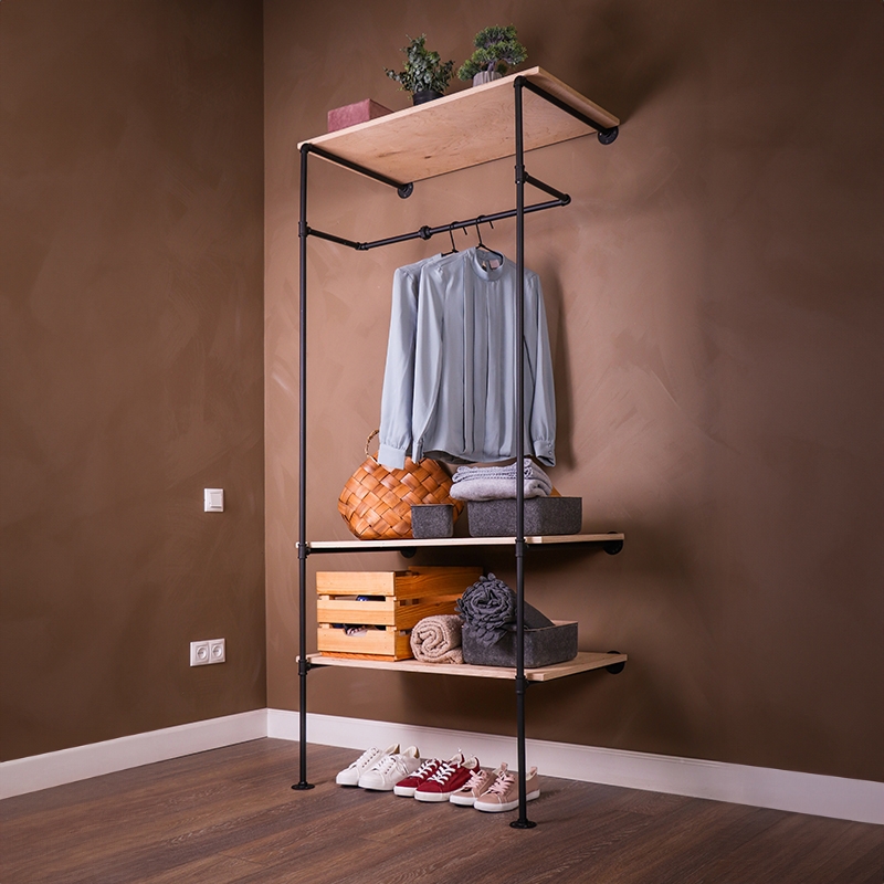 Соединитель Т-образный для труб , 45x35x28 мм, черный LJPS0632 Public Steel Россия  - Вид №7