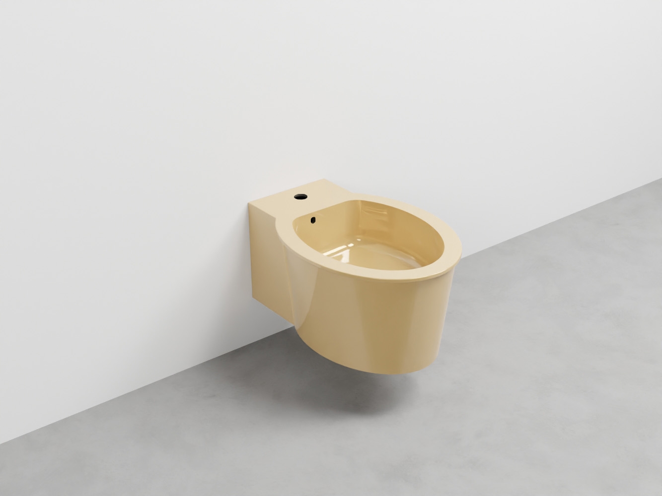 CABS-AM Биде подвесное с одним отверстием под смеситель, в комплекте с крепежами Catino cielo I Catini Ceramica Cielo