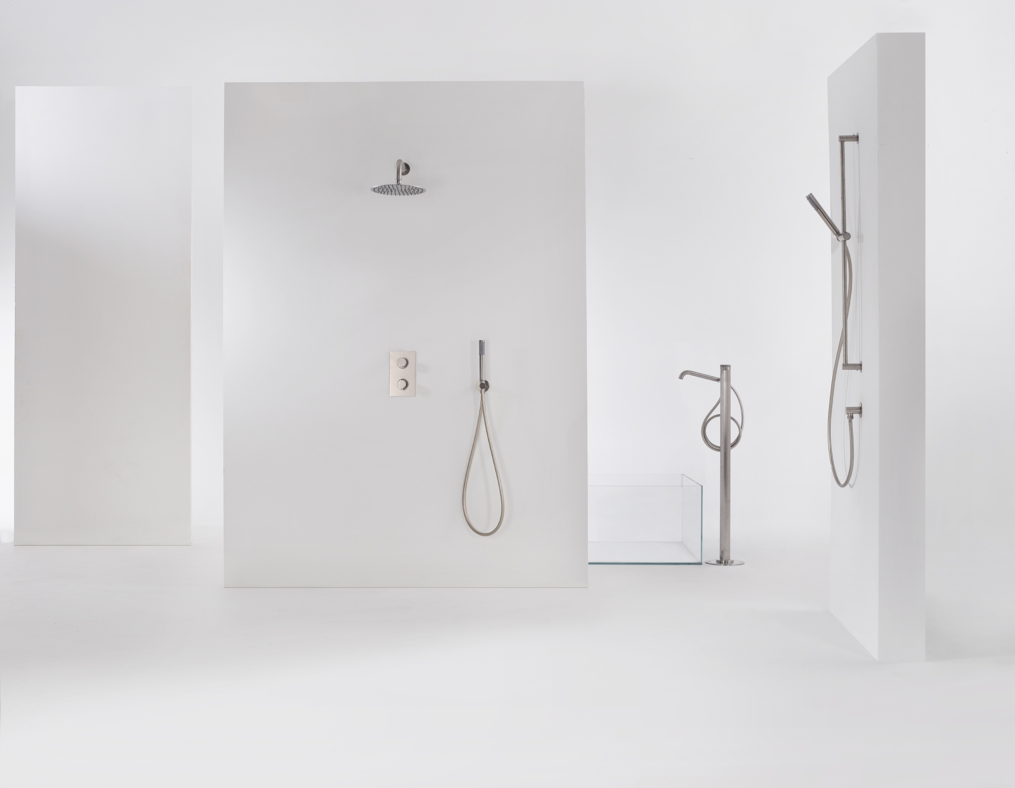 INL001-075 Hержавеющая сталь матовая  BOSSINI  - Вид №3