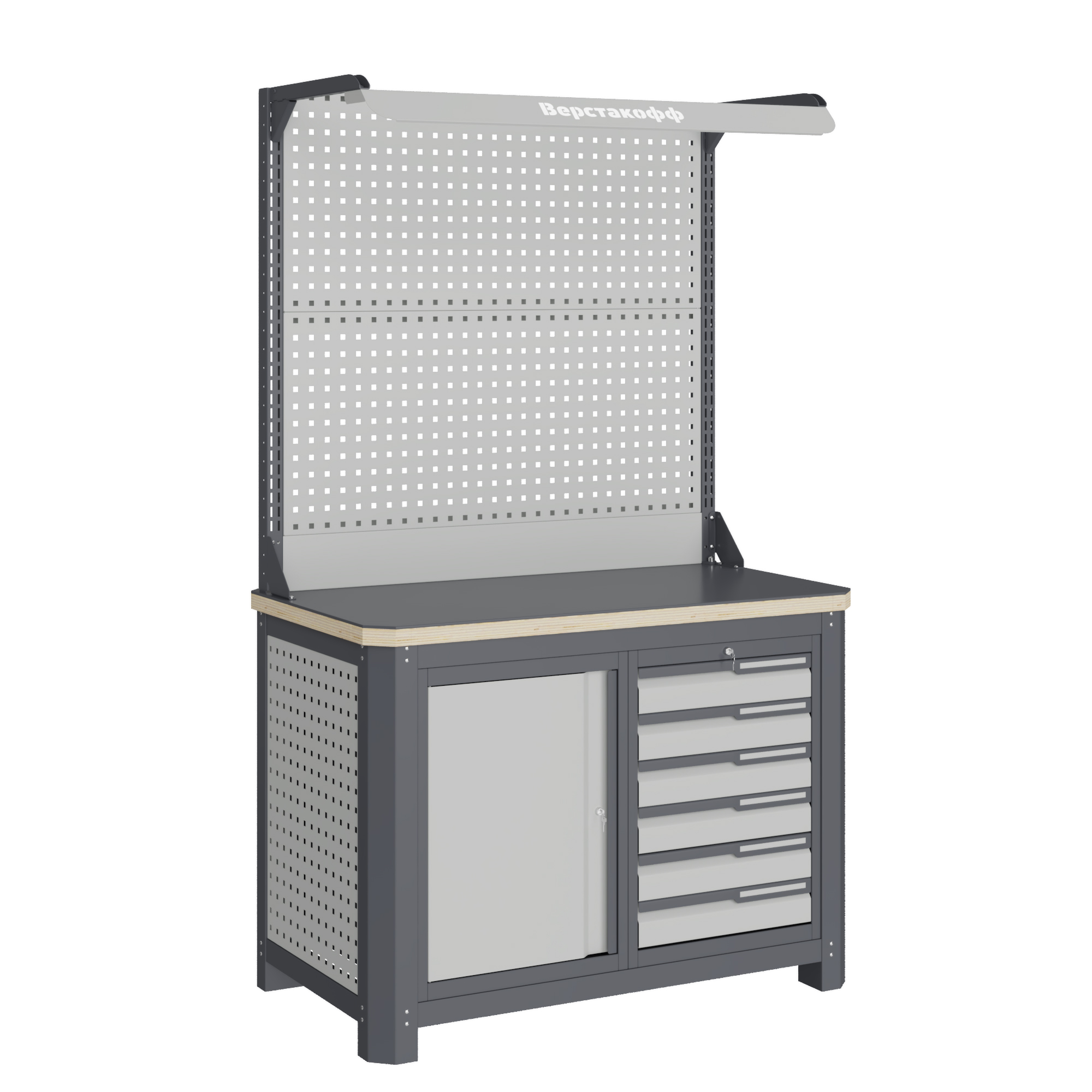 Верстак слесарный MCN 1252.S67-2F Верстакофф 111246