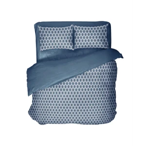 Комплект постельного белья Шуйские Ситцы Соты полутораспальный бязь бирюзовый