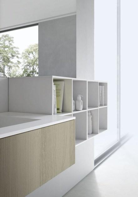 Ideagroup Тумба под умывальник из дерева с зеркалом Sense sun-id-1473800 - Вид №1