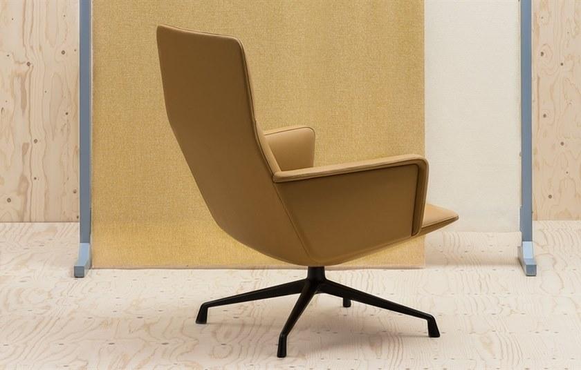 Andreu World 4-спицевое кресло с высокой спинкой Capri lounge Bu1693 - Вид №4