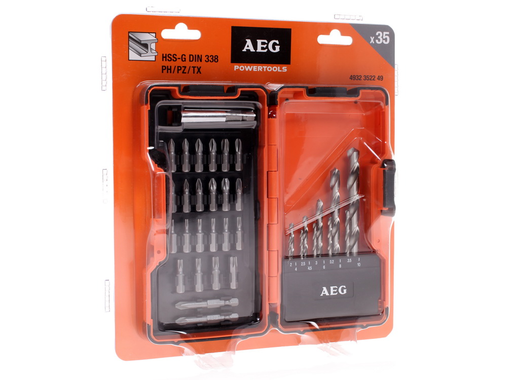 Набор бит и сверл AEG 4932352249 7995671 STDN-0030338 - Вид №4