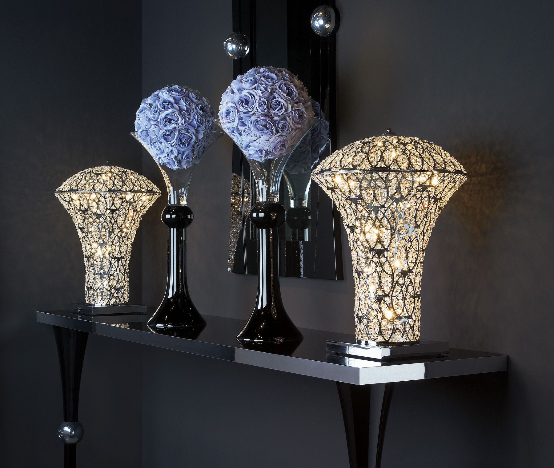 Настольная лампа с кристаллами Vgnewtrend Arabesque ARCH-00016804 - Вид №1