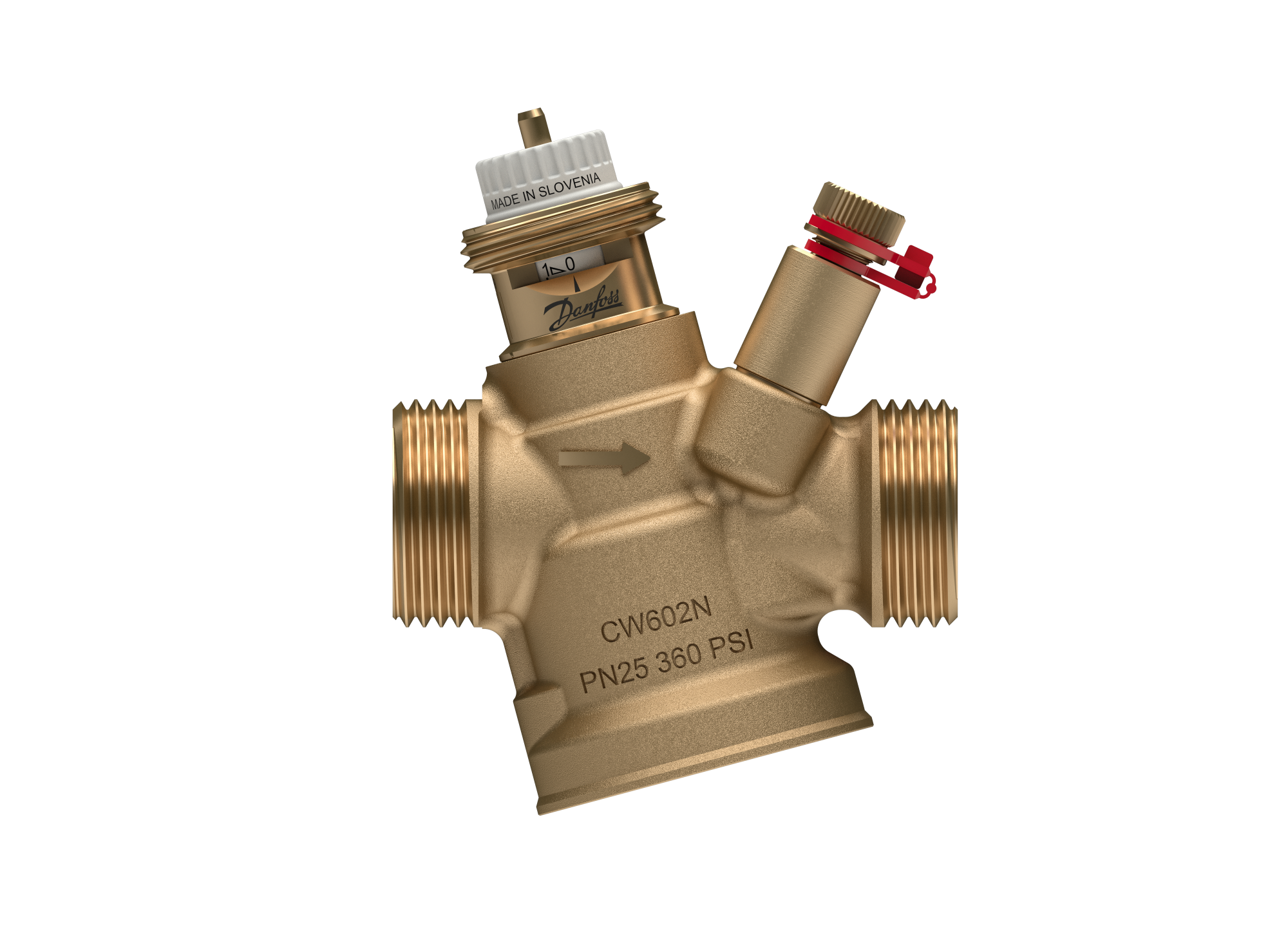 Danfoss Комбинированный балансировочный клапан AQT 4.0 AQT DN 20 HF с изм. нип., внутр.резьба 003Z8274 