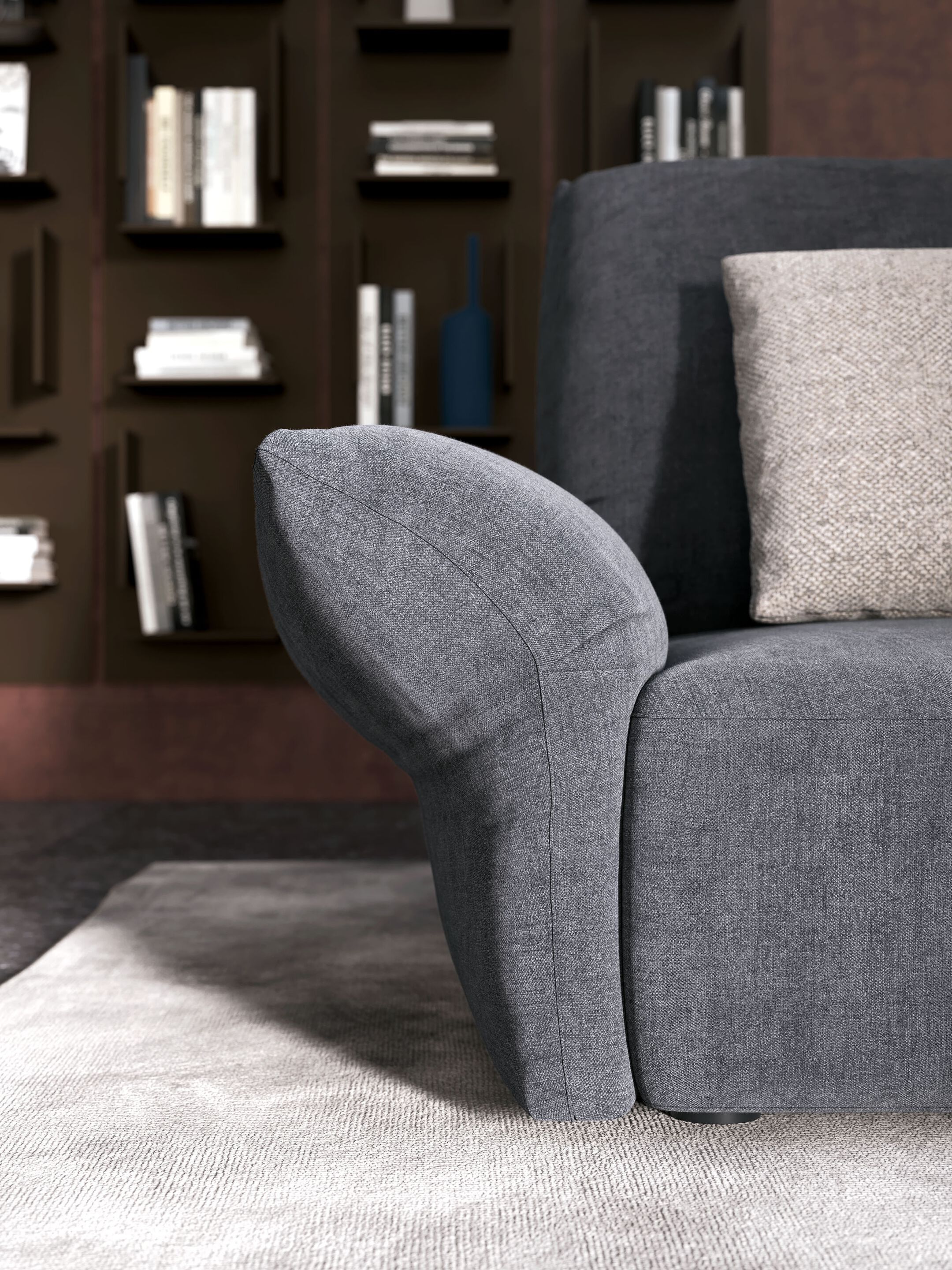 2-местный модульный тканевый съемный диван Cattelan italia SINATRA ARCH-00057653 - Вид №5