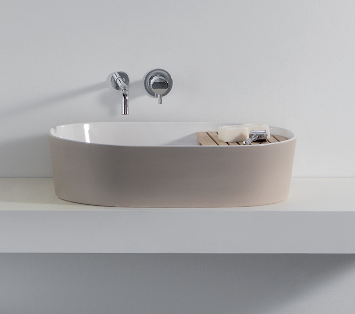 fair-affairsEXLAVSTEP/GR Накладная раковина на столешницу  прямоугольная Ex.T  - Вид №4