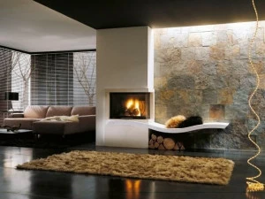 PALAZZETTI Облицовка камина мрамором Moderno