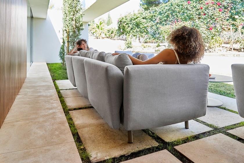 MUSOLA 3-х местный модульный садовый диван из ткани Salinas sun-id-1461845 - Вид №5