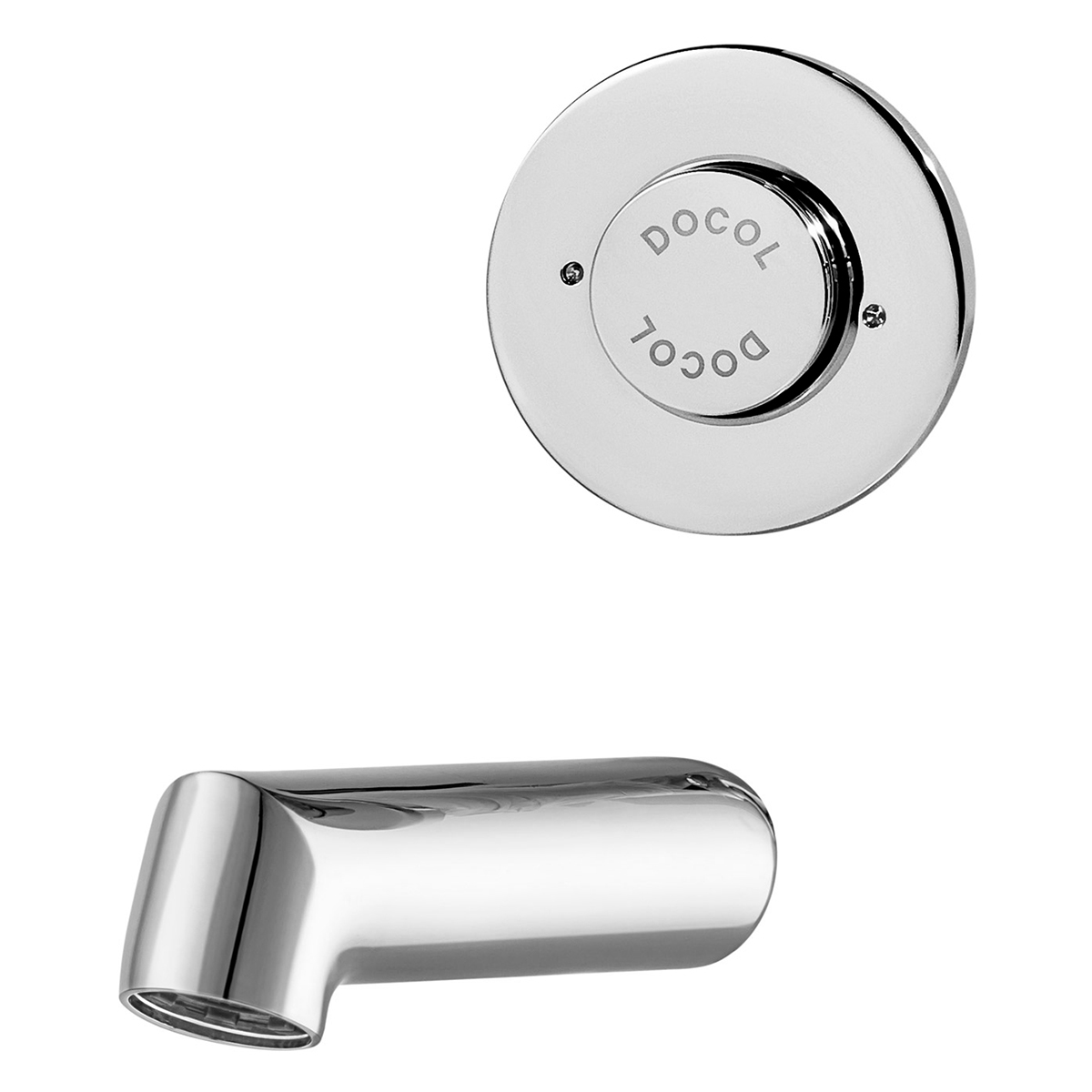 00633206 Вандалозащищенный настенный смеситель для ванной 135мм PressMatic Docol CICLO FIXO 