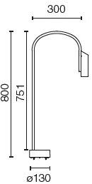 Flos Светодиодный столб из нержавеющей стали Outdoor collection - bollard sun-id-1358921 - Вид №5
